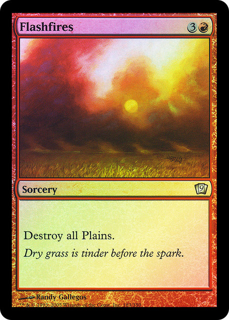 Flashfires\n9th Edition\nSingle\nMagic The Gathering