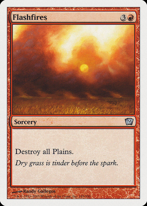 Flashfires\n9th Edition\nSingle\nMagic The Gathering