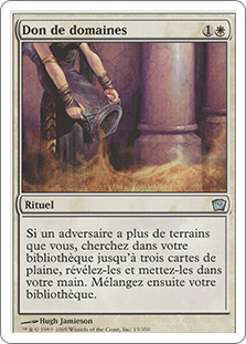 Gift Of Estates
9th Edition - French
Single
Magic The Gathering