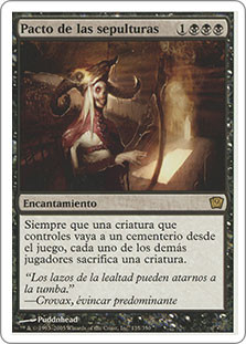 Grave Pact
9th Edition - Spanish
Single
Magic The Gathering