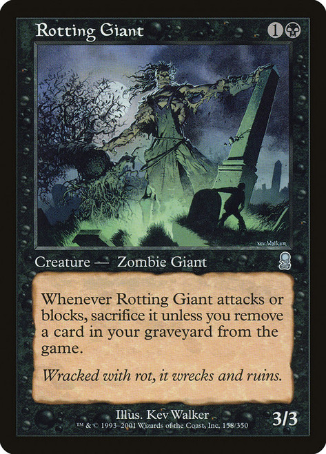 Rotting Giant\nOdyssey\nSingle\nMagic The Gathering