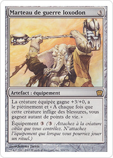 Loxodon Warhammer
9th Edition - French
Single
Magic The Gathering