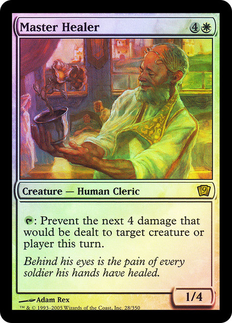 Master Healer\n9th Edition\nSingle\nMagic The Gathering