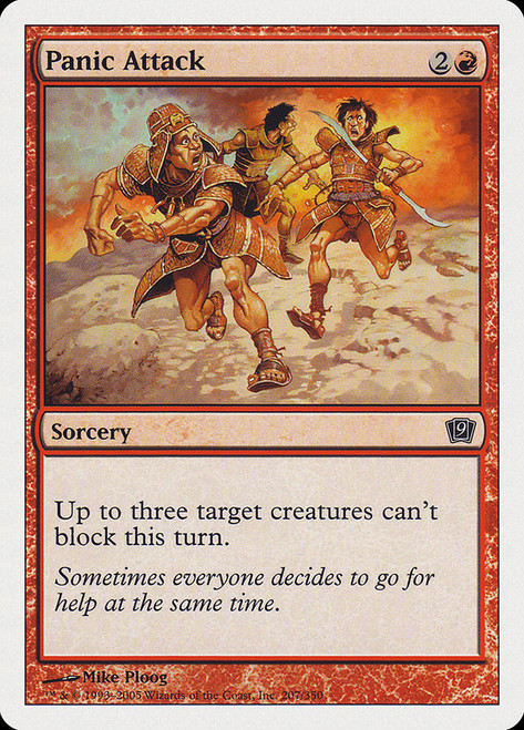 Panic Attack\n9th Edition\nSingle\nMagic The Gathering