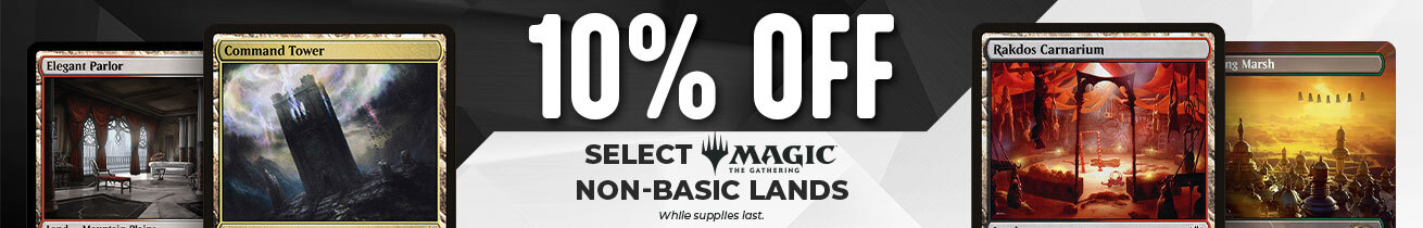10% Off Select MTG Non-Basic Lands