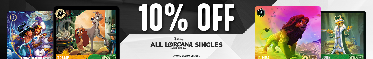 10% Off Disney Lorcana Singles