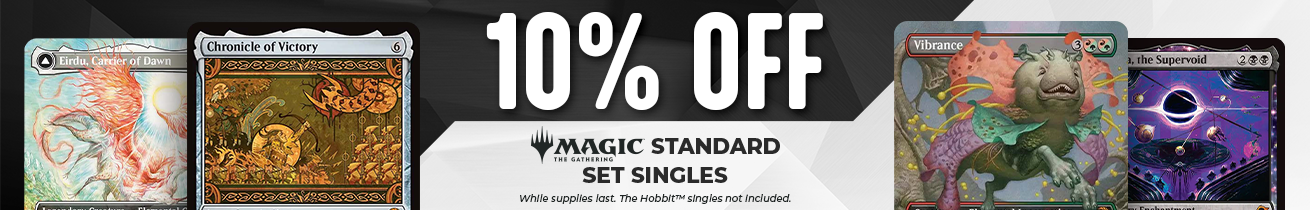 10% Magic: The Gathering Standard Set Singles