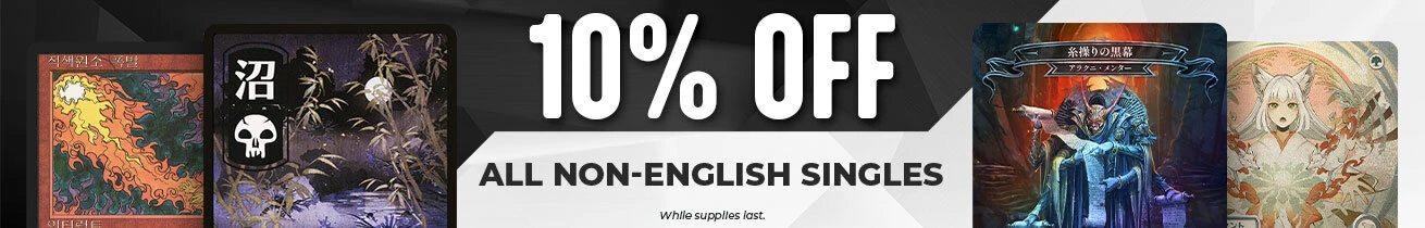10% off Non-English Singles