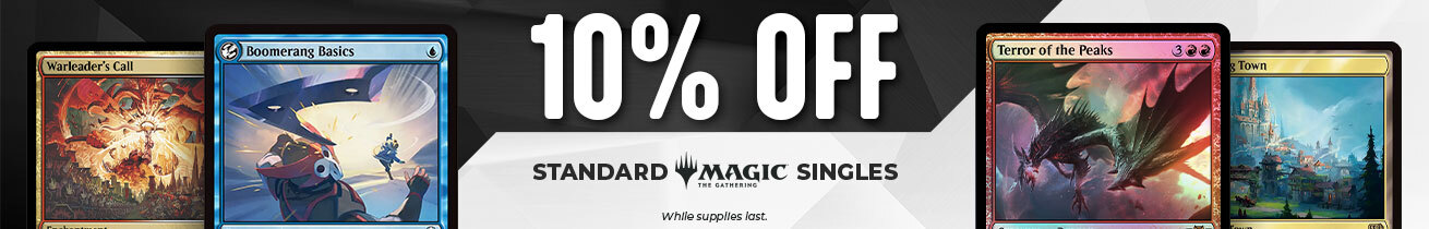 10% Off Standard-Legal Magic: The Gathering Singles