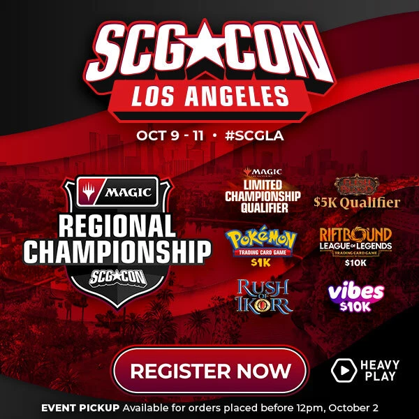 SCG CON Los Angeles October 9 - 11
