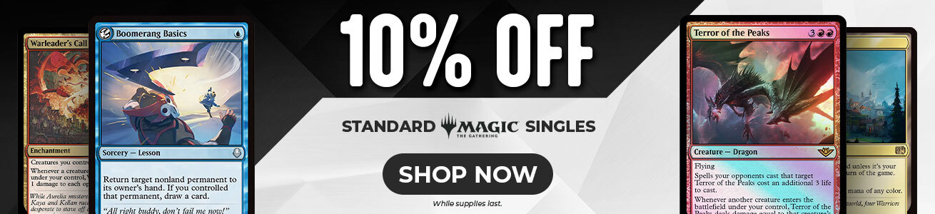 10% Off Standard-Legal Magic: the Gathering Singles