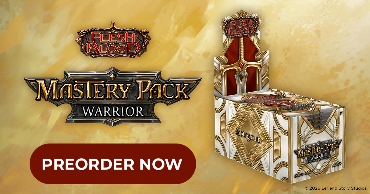 Flesh and Blood - Mastery Pack Warrior - Sealed - Star City Games