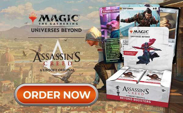 Order Magic: The Gathering Universes Beyond Assassins Creed Now!