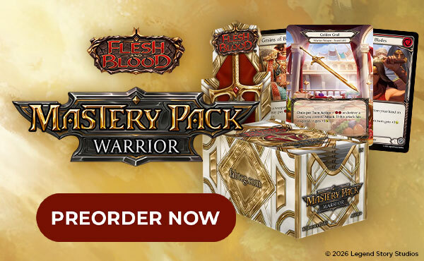 Preorder FAB Mastery Pack Warrior now