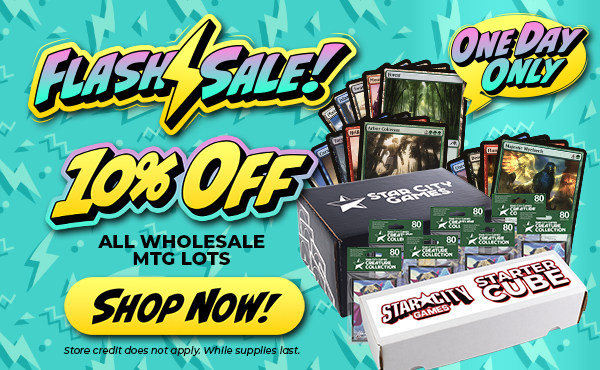 10% Off Wholesale Magic: The Gathering Lots!