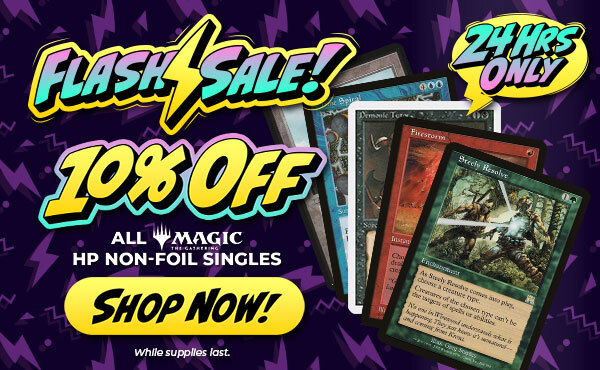 10% Off All Heavily Played Non-Foil Magic: The Gathering Singles!