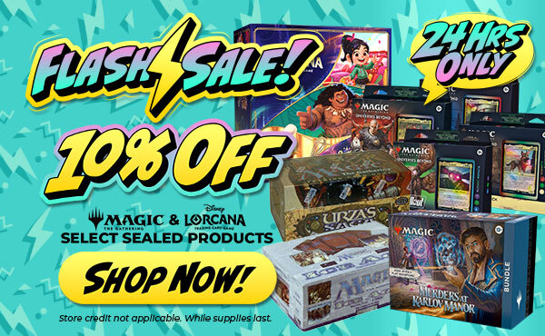 10% Off Select Magic: The Gathering and Disney Lorcana Sealed Products!