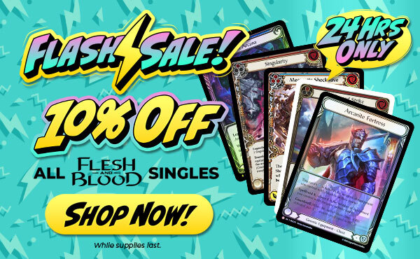 10% Off All Flesh And Blood Singles!