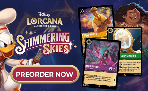 Preorder Disney Lorcana Shimmering Skies Singles Now!