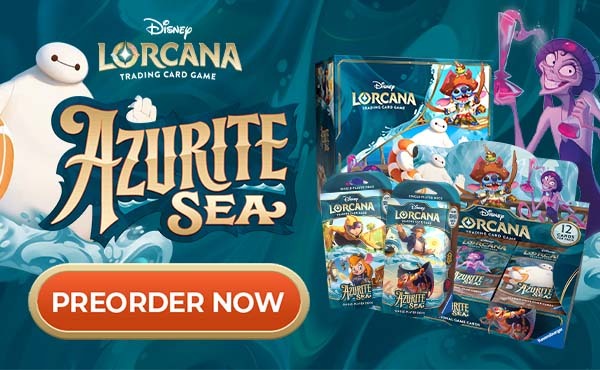 Preorder Disney Lorcana Azurite Sea sealed products now!