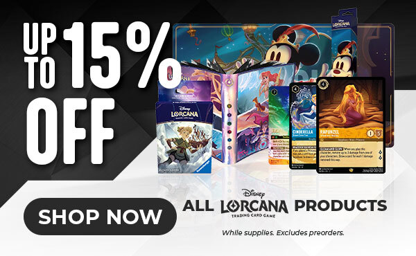 Up To 15% Off All Lorcana Products