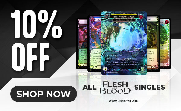 10% Off All Flesh and Blood Singles