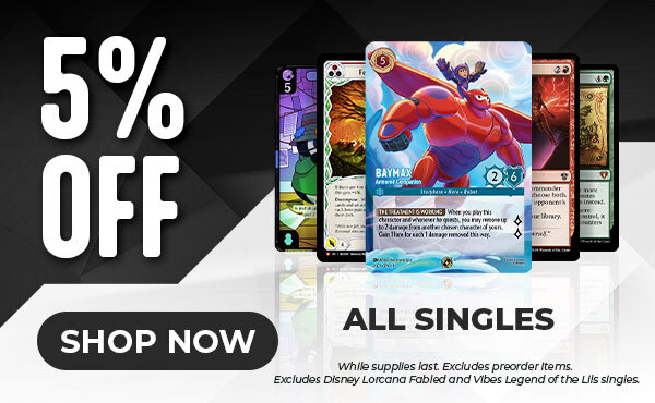 5% Off All Singles!