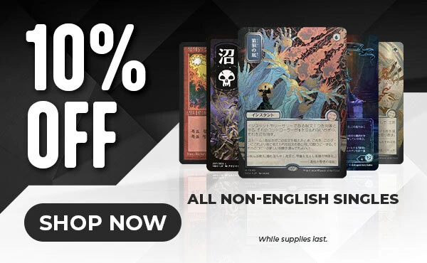 10% off all non-english singles