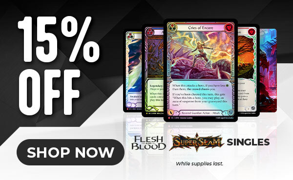 15% Off FAB Super Slam Singles!