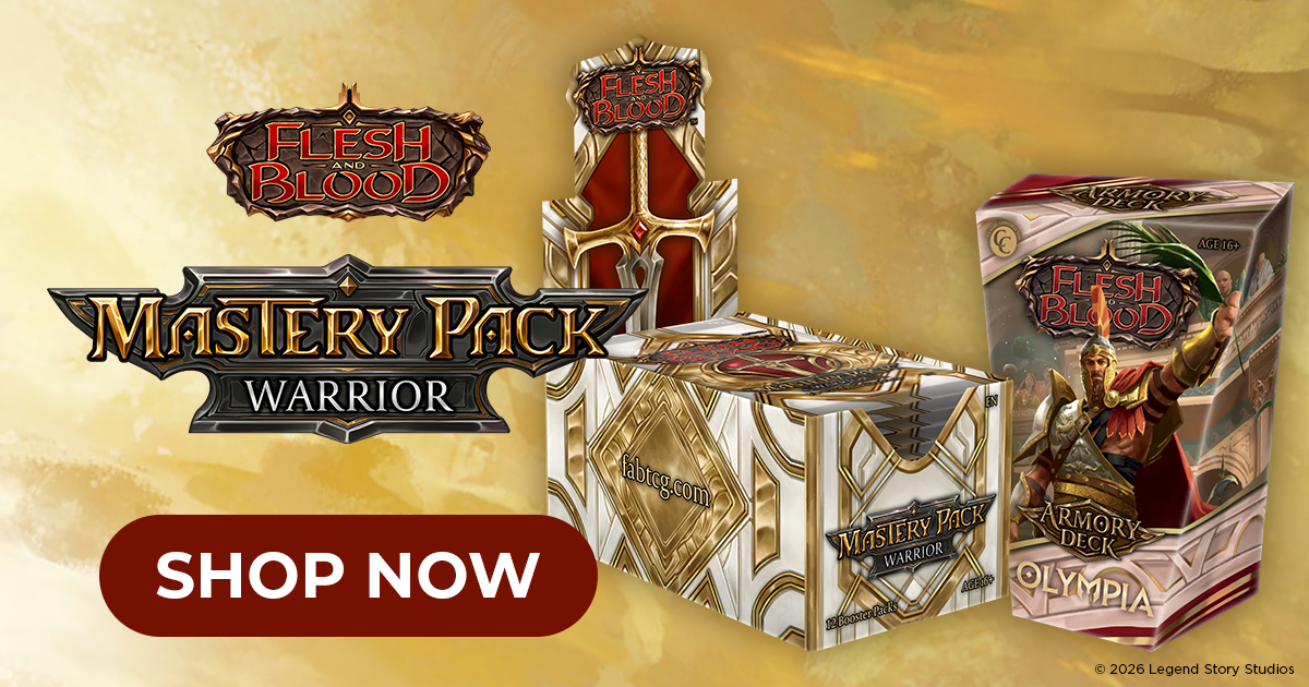 Flesh and Blood Mastery Pack Guardian | FAB Mastery Pack Warrior