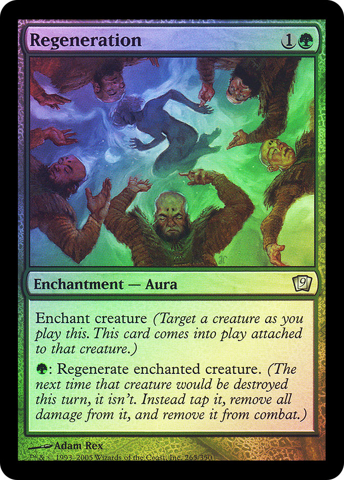 Regeneration [Eighth Edition] Damaged Foil