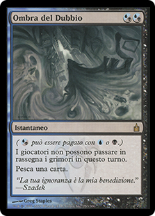 Magic: The Gathering - Carta Singola Shadow Of Doubt (Ombra Del Dubbio) - Set Ravnica: City Of Guilds - Rarità Rara
