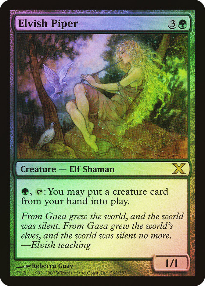 MTG 英語 foil 7版 Elvish Piper / エルフの笛吹き