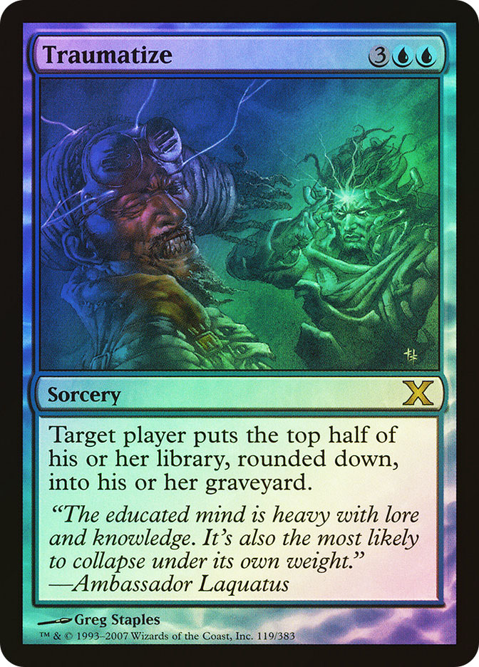 cards like traumatize mtg Traumatize [Odyssey]  TokenMTG
