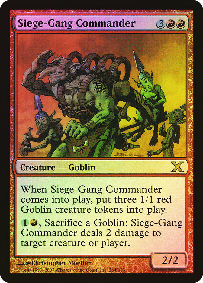 Siege-Gang Commander | 10th Edition | Star City Games