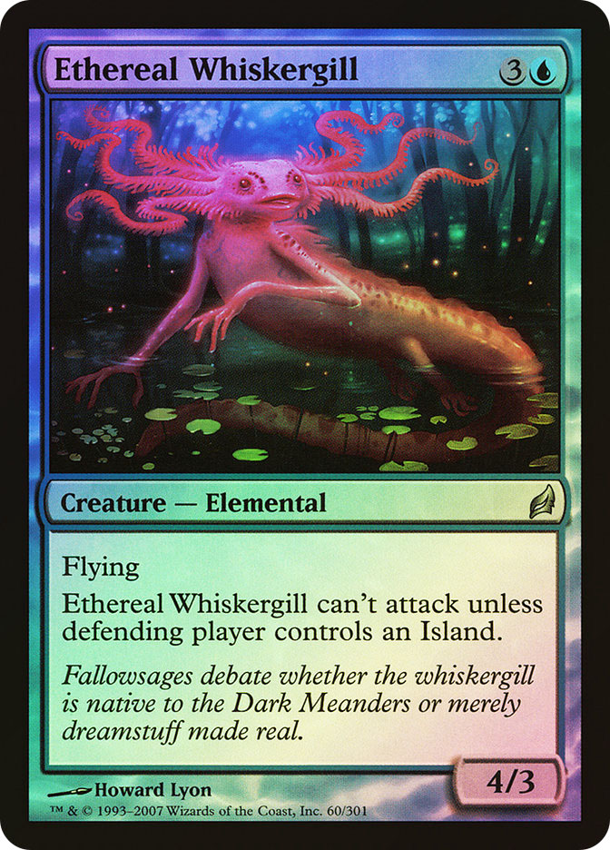 mtg axolotl card Ethereal Whiskergill | Lorwyn The Ur-Dragon – 5-Color Dragon