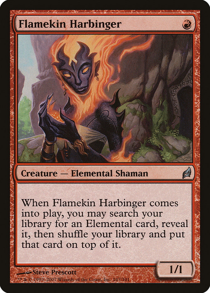 炎族の先触れ/Flamekin Harbinger日本語4枚セット Flamekin Harbinger | Secret Lair Drop | Star City Games