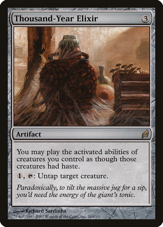 MTG　千年霊薬/Thousand-Year Elixir　Foil Thousand-Year Elixir | Lorwyn | Star City Games
