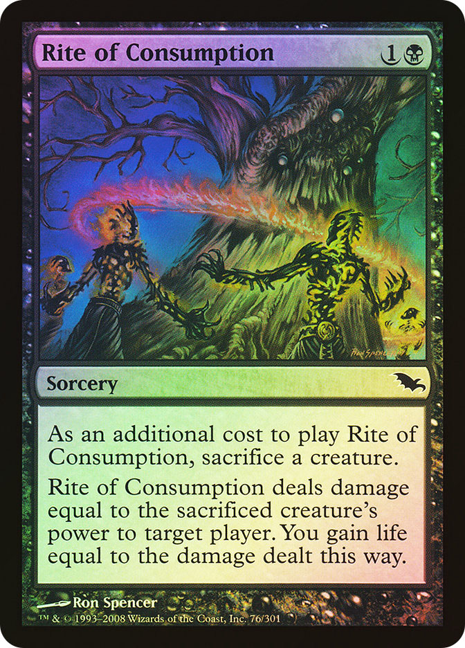 【MTG】消耗の儀式 Rite of Consumption 英語foil Rite of Consumption | Shadowmoor | Star City Games