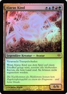 foil MTG 踏み荒らし Child of Alara | Conflux - German | Star City Games