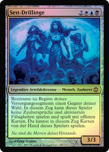 mtg sen triplets commander deck EDH Deck 100 Magic Cards Custom Deck Steal Theft Control Esper Sen Triplets | Alara Reborn