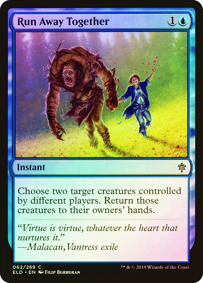 mtg running out of cards Run Away Together | Throne of Eldraine