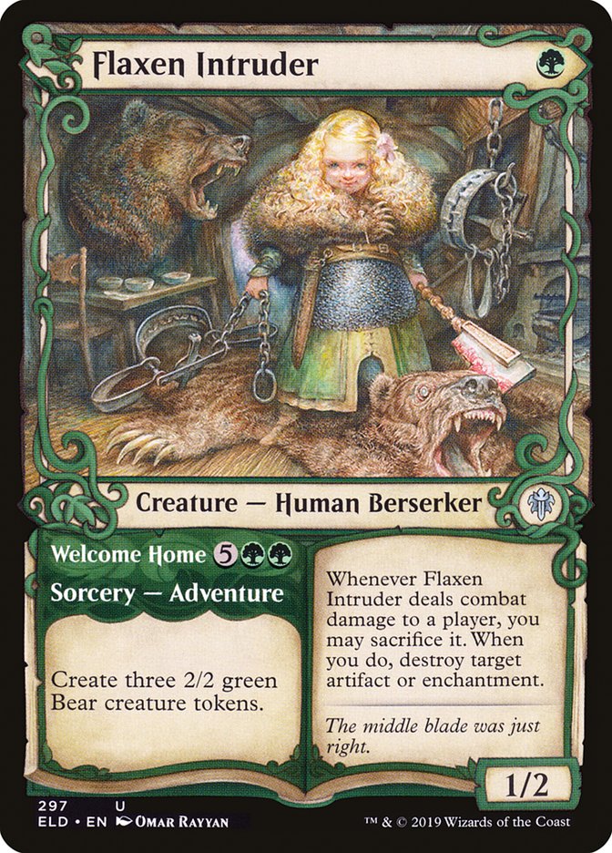 Flaxen Intruder // Welcome Home | Throne of Eldraine | Star City Games