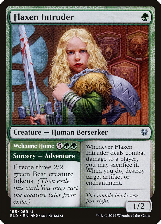 Flaxen Intruder // Welcome Home | Throne of Eldraine | Star City Games