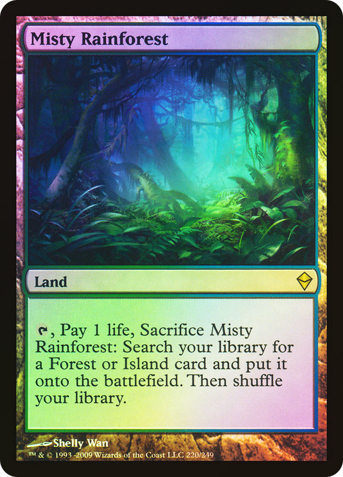 マジック：ザ・ギャザリング MTG Misty Rainforest MistyRainforest__11101.