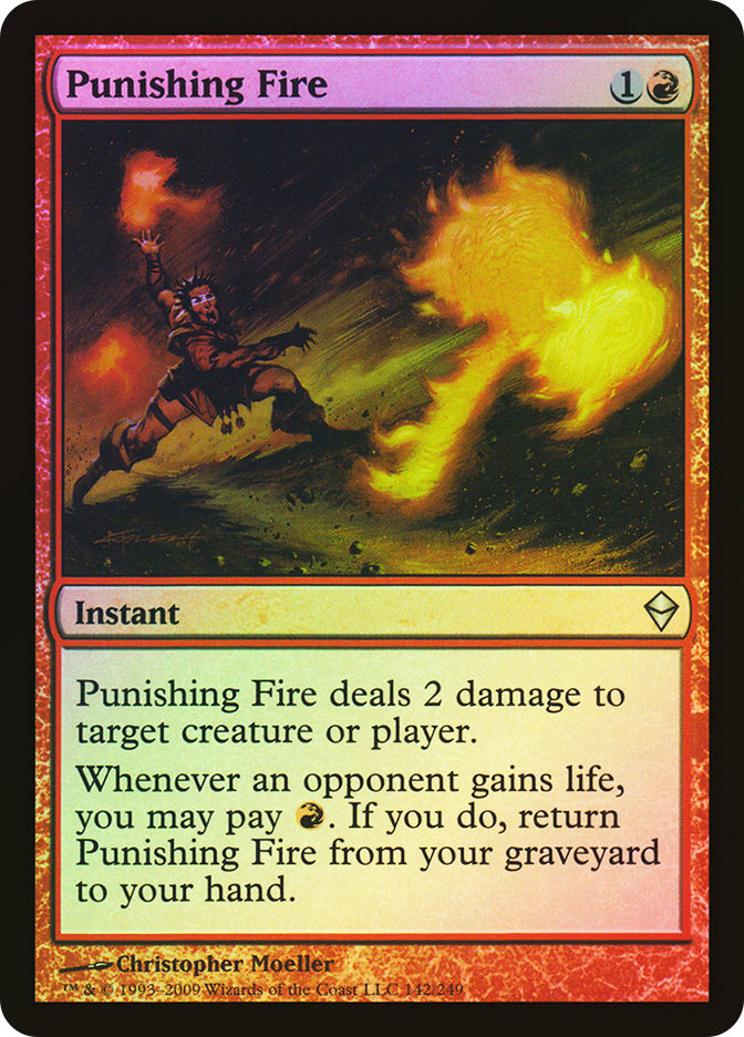 MTG Punishing Fire 3枚セット Punishing Fire | Zendikar | Star City Games
