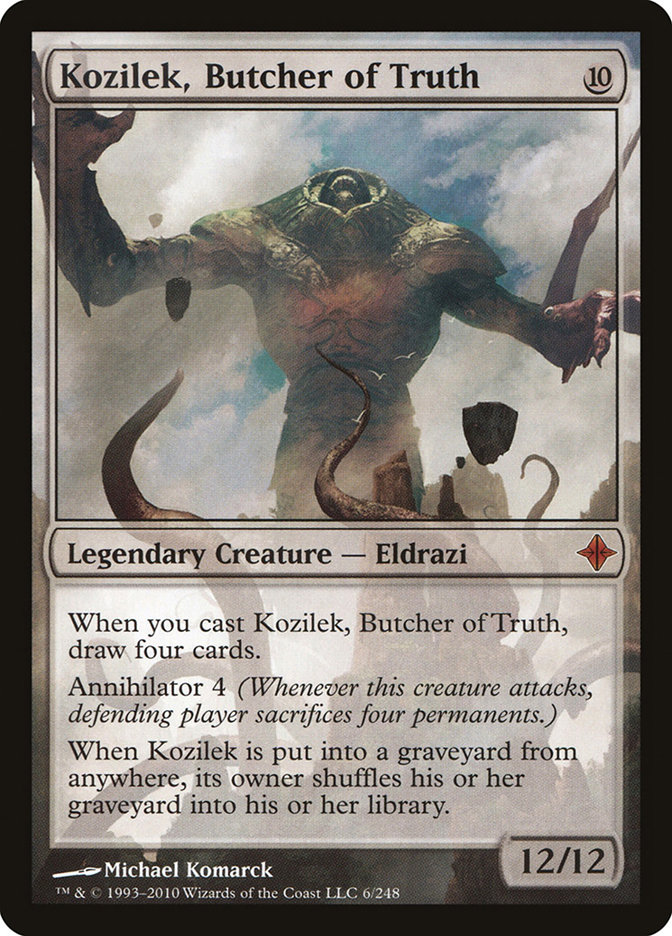 Kozilek, Butcher of Truth ボーダーレス Kozilek, Butcher of Truth | Rise of the Eldrazi | Star City