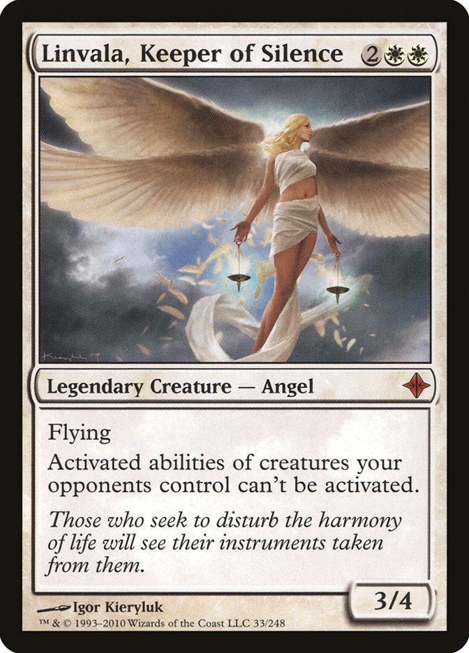 Linvala, Keeper of Silence　Foil　Signed Linvala, Keeper of Silence | Rise of the Eldrazi | Star City Games