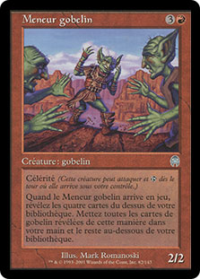 MTG【Foil】ゴブリンの首謀者 GoblinRingleader[APC] Goblin Ringleader | Apocalypse - French | Star City Games