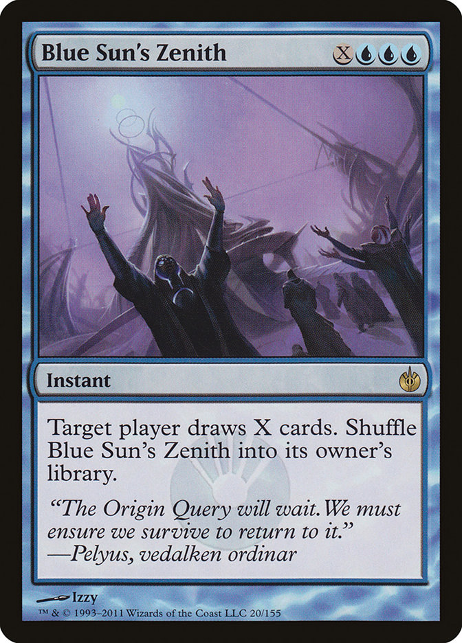 mtg origins blue cards Wizards of the Coast Magic The Gathering Deck Intro Pack Take to The Sky : Toys & Games Human Wizard Blue Sun's Zenith